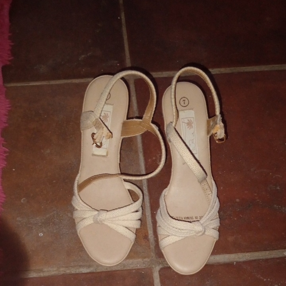 Margaritaville Beige Knotted Sandals